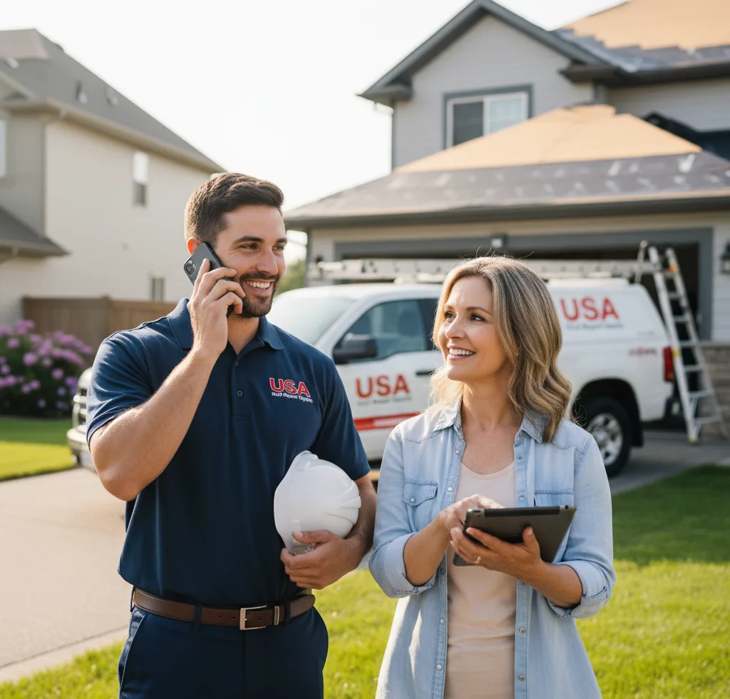 USA Roof Repair Experts customer support in Winnetka